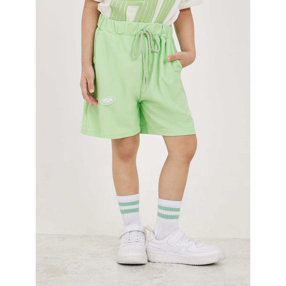 Styli  Converged Fold Sticker Patch T-Shirt & Short Set-girls-clothing-setsandcoords-image-6