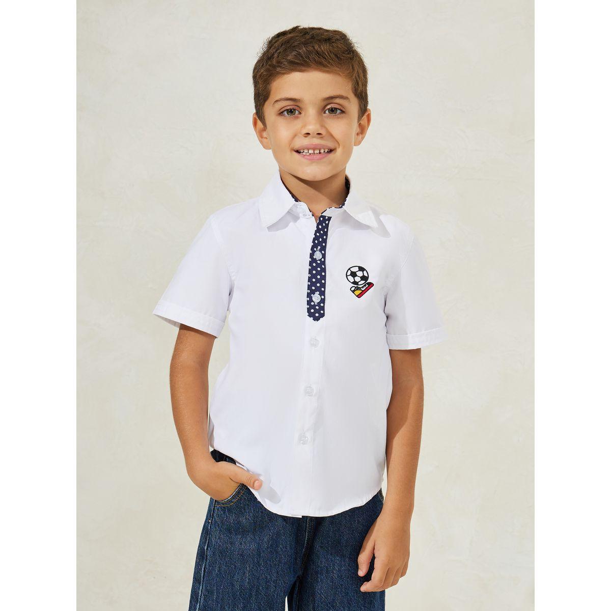بلوزة مطرّزة بكرة قدم مع ازرار-boys-clothing-shirts-image-1