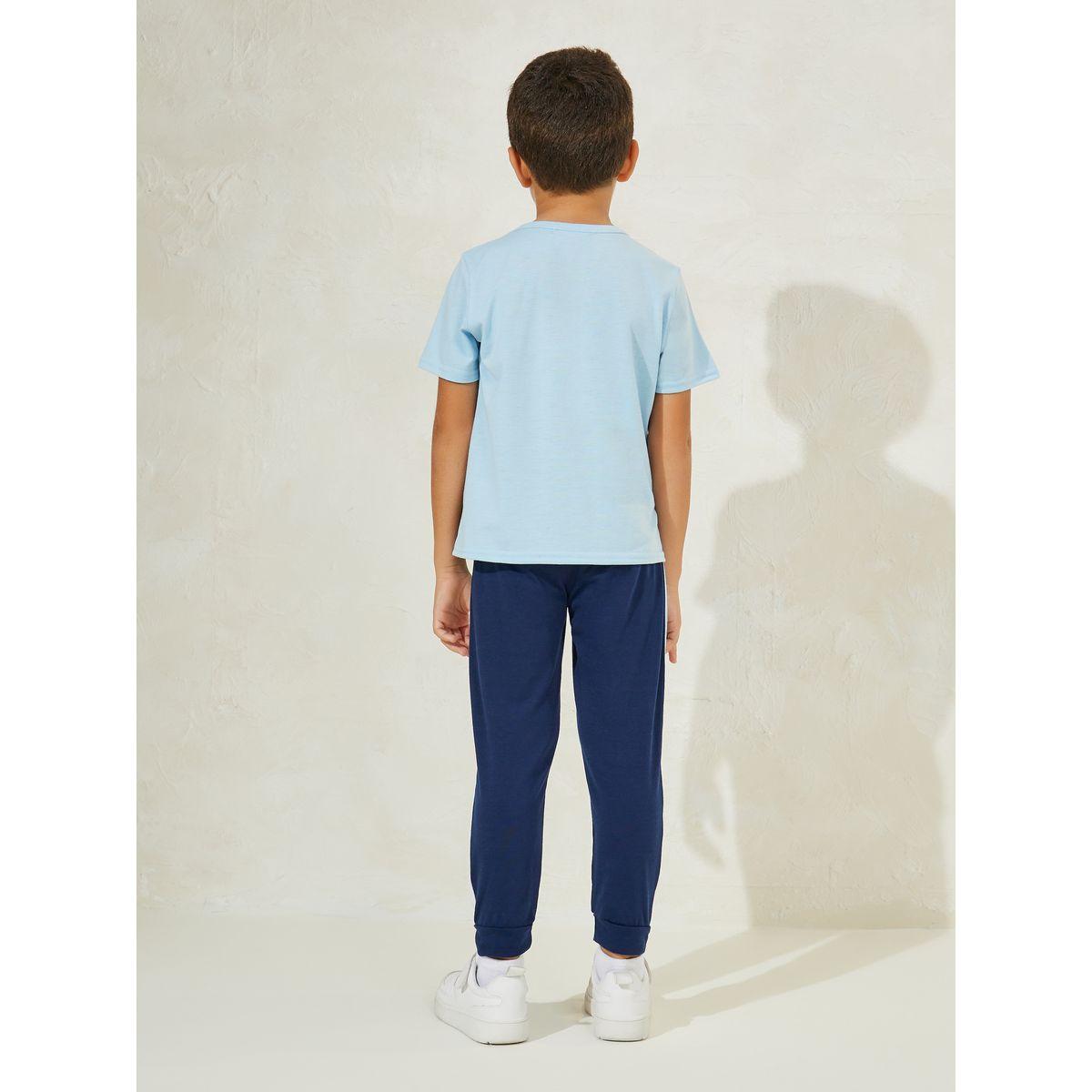 مجموعة من جوغر مع تيشيرت بنمط كتل الالوان-boys-clothing-setsandcoords-image-5