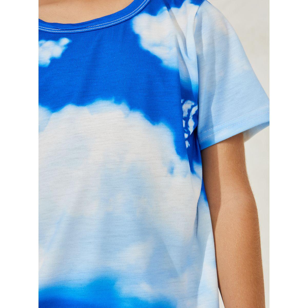 Styli Cloud Printed T-Shirt & Short Set-boys-clothing-setsandcoords-image-4