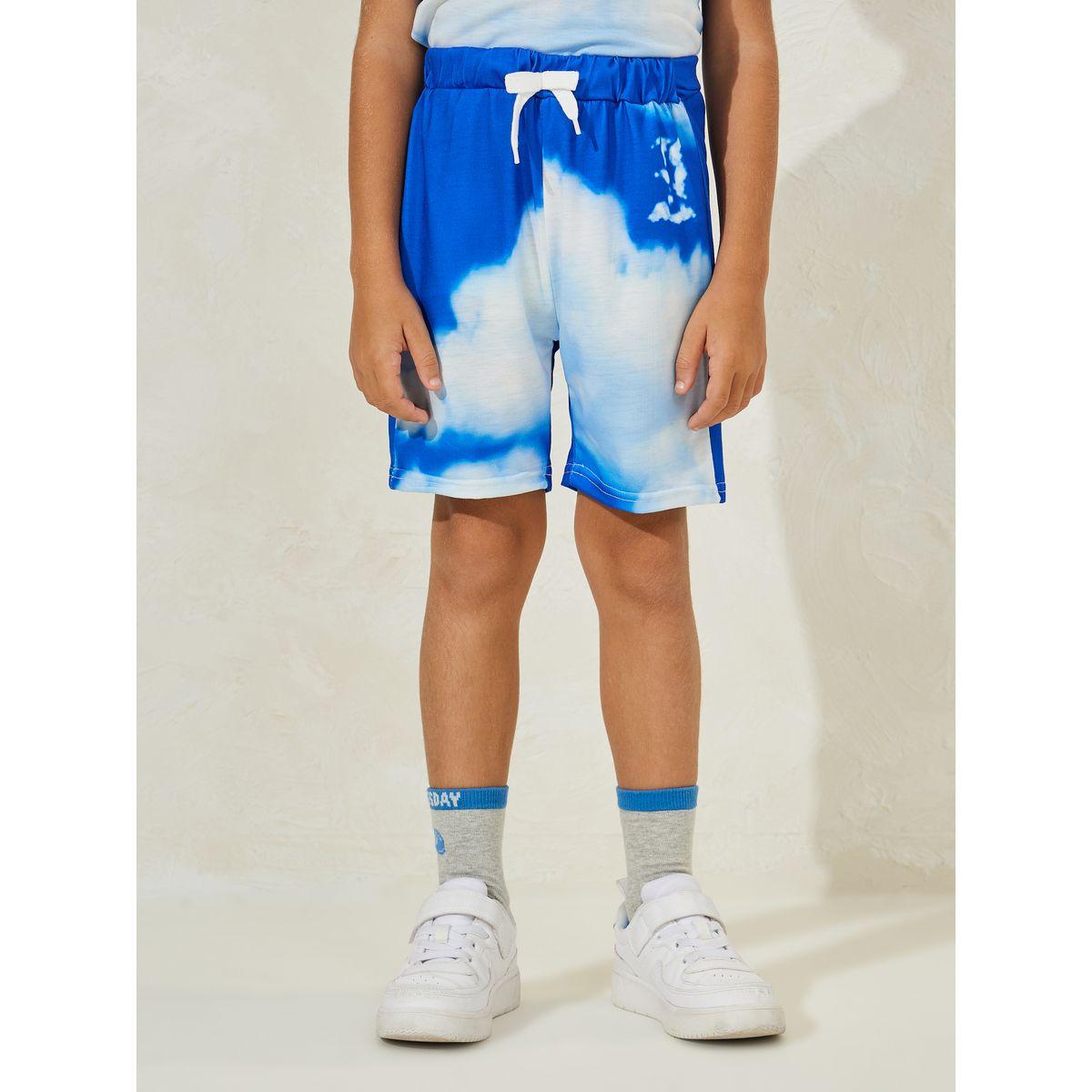Styli Cloud Printed T-Shirt & Short Set-boys-clothing-setsandcoords-image-6