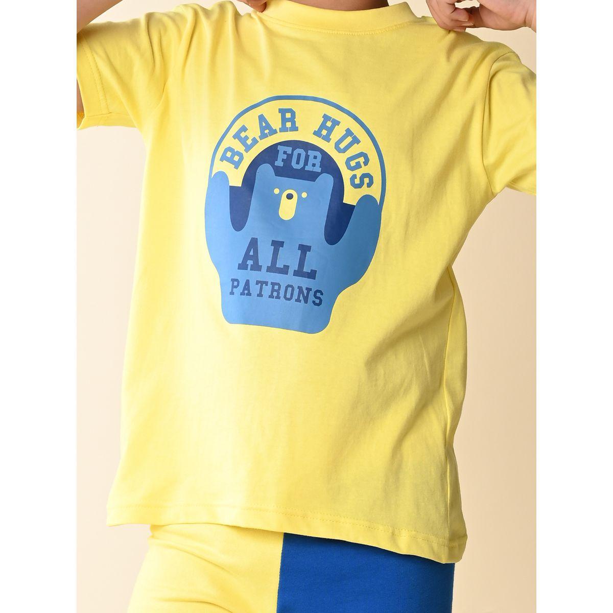 LilPicks X Styli  Smiley Print T-Shirt & Colorblock Shorts Set-boys-clothing-setsandcoords-image-5