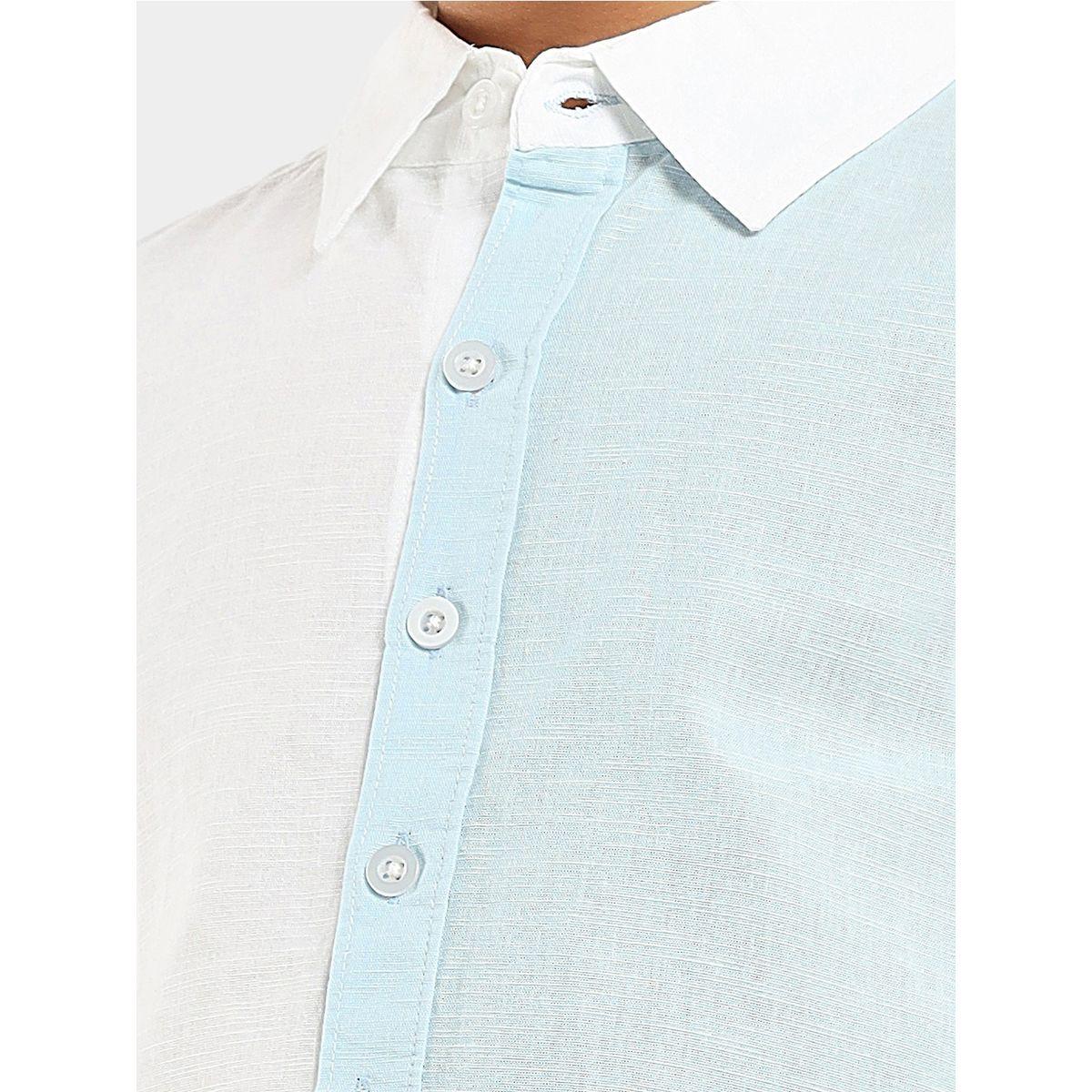 قميص كاجوال بياقة سبريد مع ازرار غلق ليل بيكس × ستايلي-boys-clothing-shirts-image-2