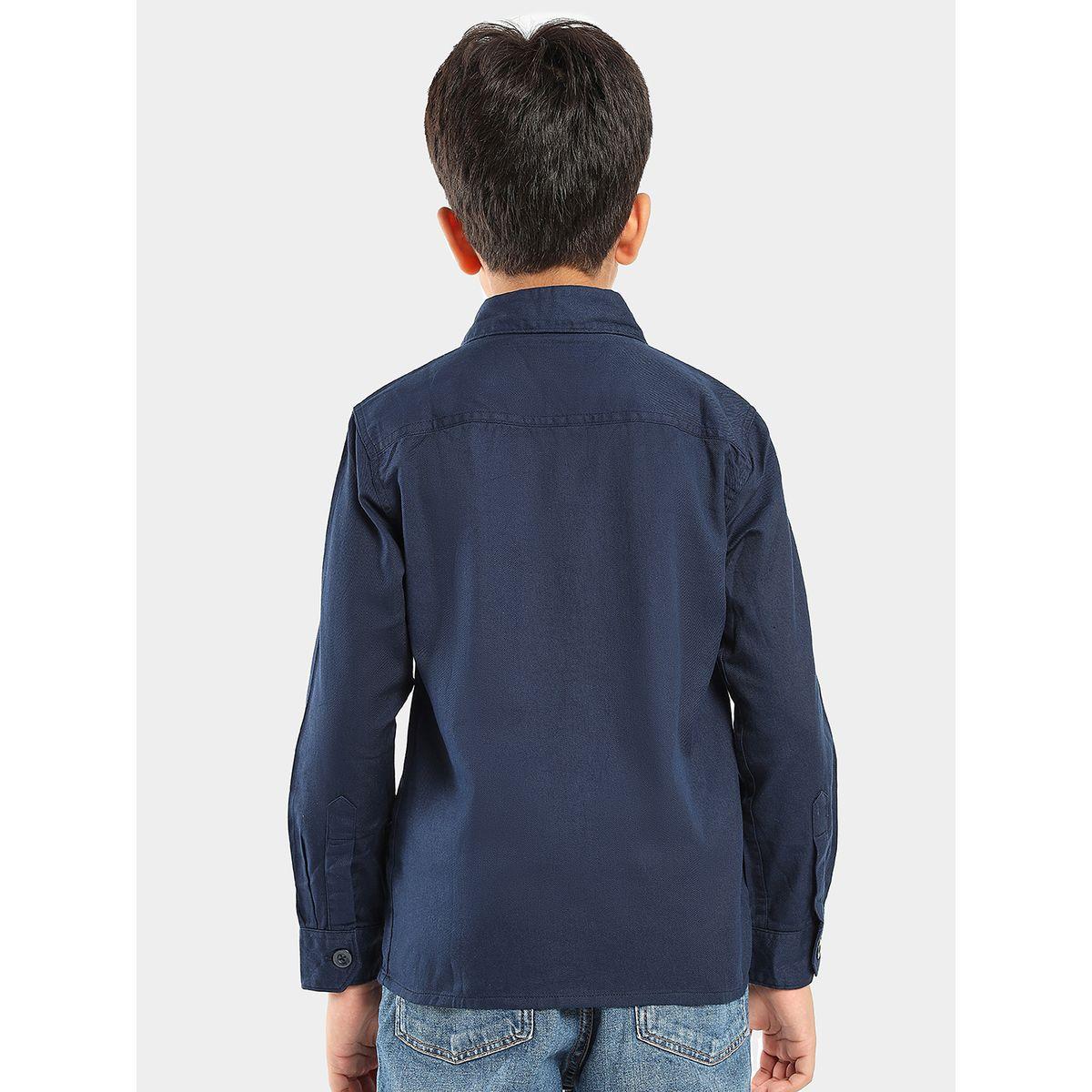 LilPicks X Styli  Smart Fit Spread Collar Casual Shirt-boys-clothing-shirts-image-4