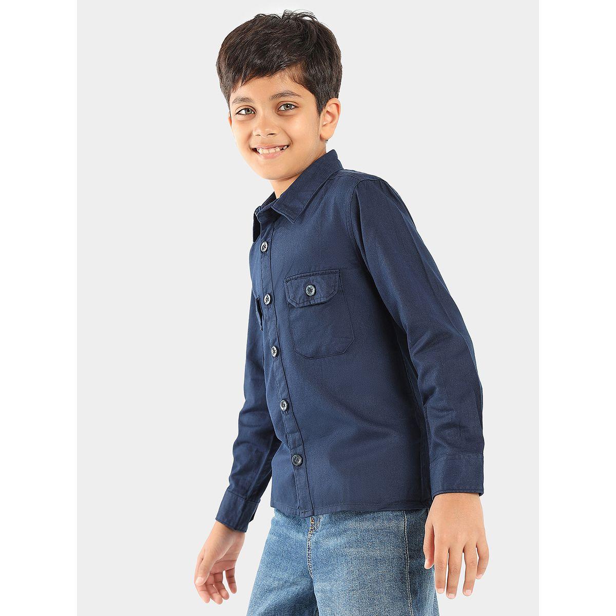 LilPicks X Styli  Smart Fit Spread Collar Casual Shirt-boys-clothing-shirts-image-5