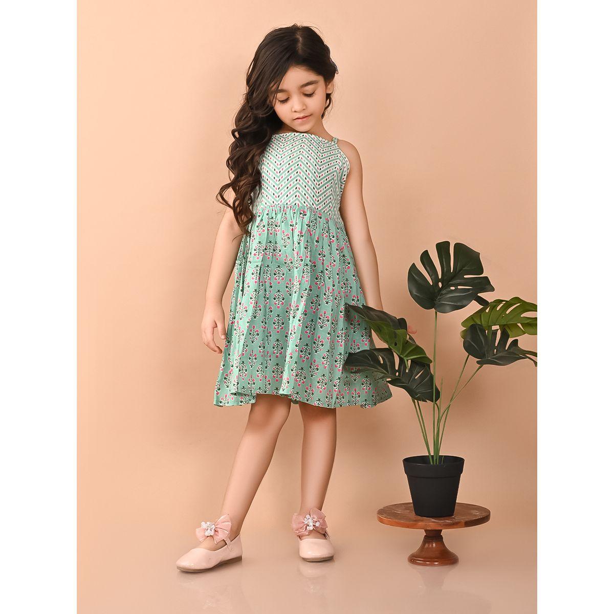 LilPicks X Styli  Floral Print Strappy Dress-girls-clothing-dressesandjumpsuits-image-1
