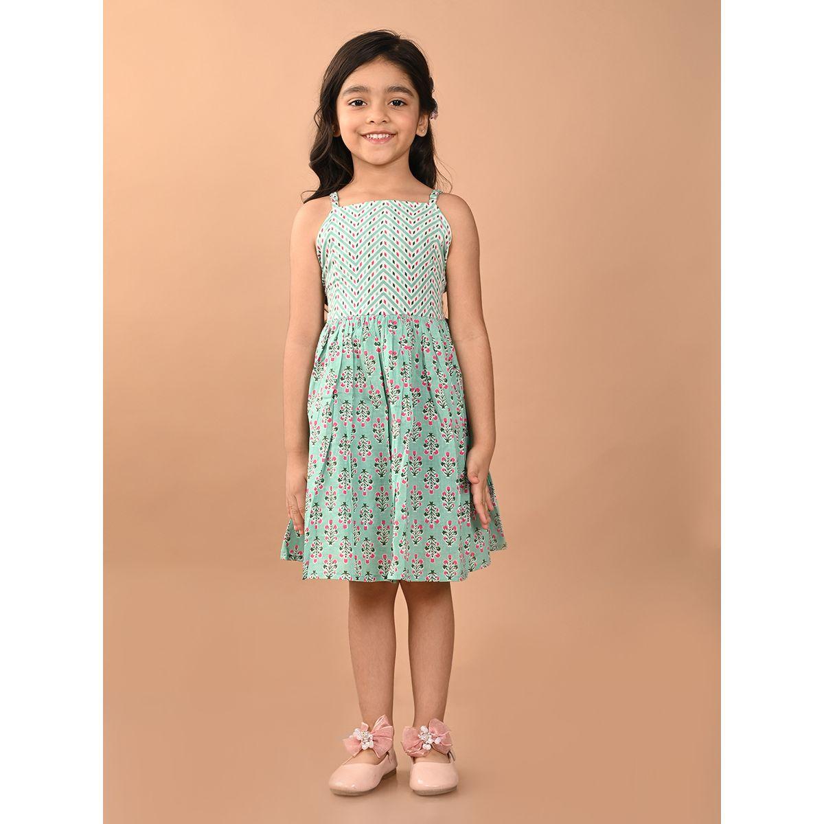 LilPicks X Styli  Floral Print Strappy Dress-girls-clothing-dressesandjumpsuits-image-3