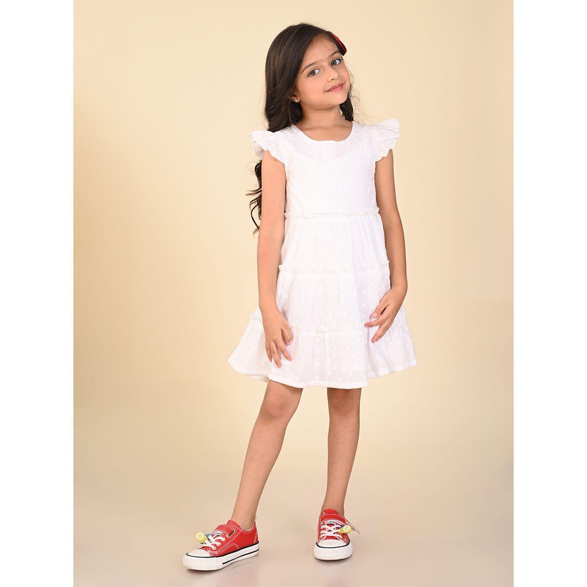 LilPicks X Styli  Ruffled Sleeves Embroidered Dress-girls-clothing-dressesandjumpsuits-image-2