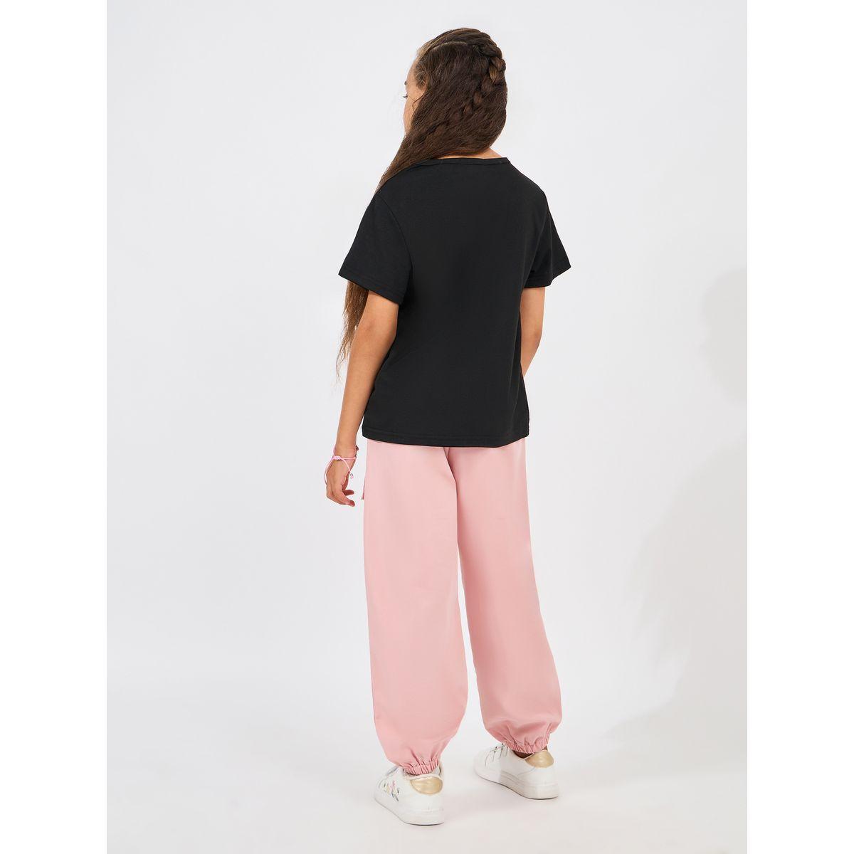 Styli New York Print T-Shirt & Cargo Pants Set-girls-clothing-setsandcoords-image-4