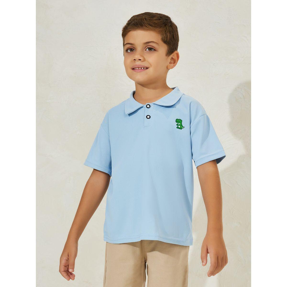 Styli Dinosaur Print Polo T-Shirt-boys-clothing-tshirtsandpolos-image-1