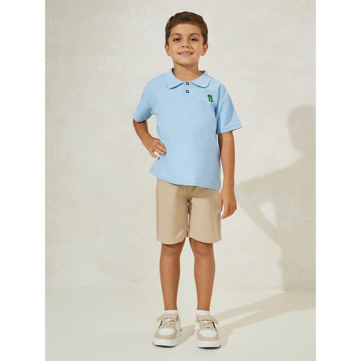تيشيرت بياقة بولو وطبعة ديناصور-boys-clothing-tshirtsandpolos-image-2