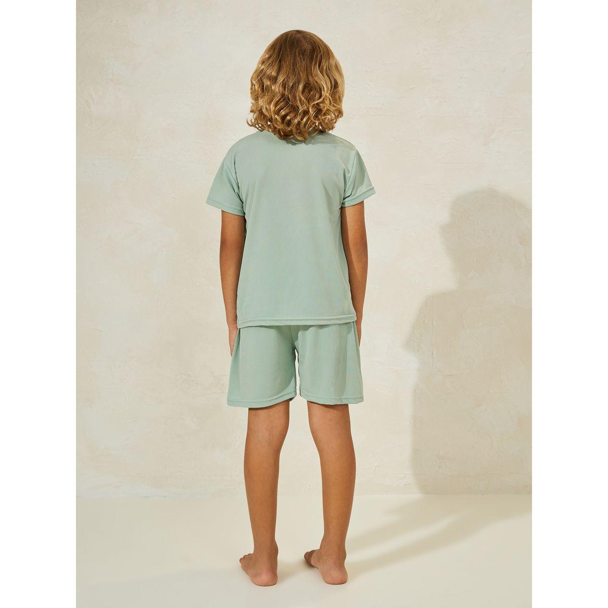 مجموعة من شورت مع تيشيرت بطبعة سيارة-boys-clothing-nightwear-image-4