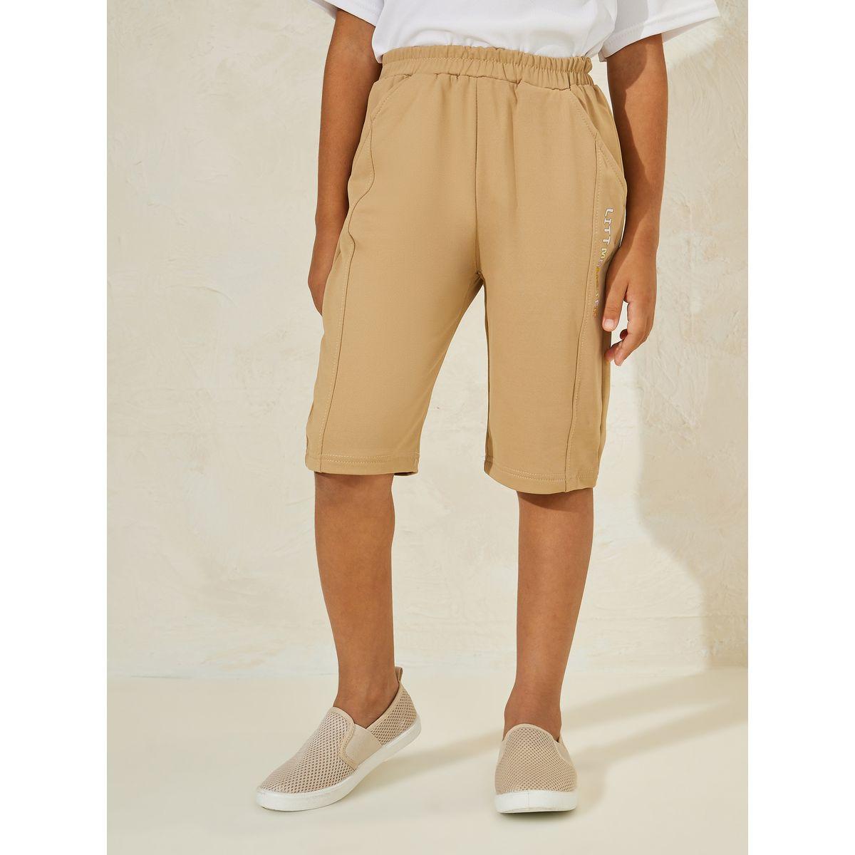 شورت كاجوال سادة بقصة سليم فت-boys-clothing-bottoms-trousers-image-4
