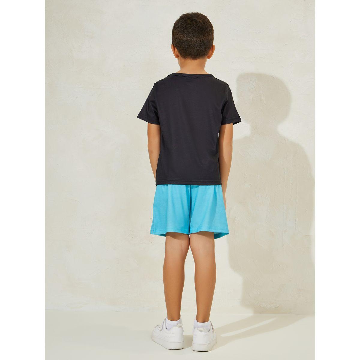 Styli  Dinosaur Printed T-Shirt & Pocket Short Set-boys-clothing-setsandcoords-image-4