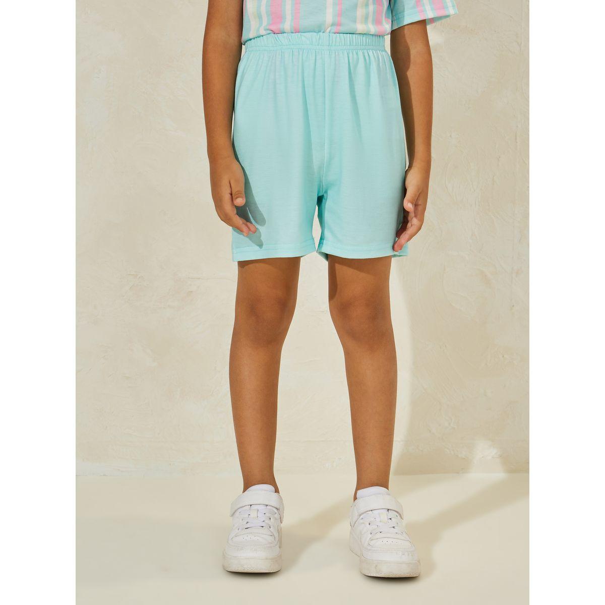 Styli  Stripe Print T-Shirt & Shorts Set-boys-clothing-setsandcoords-image-5
