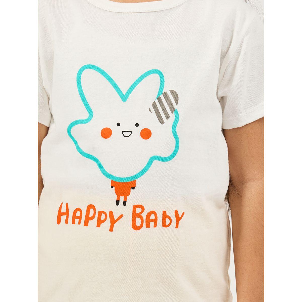مجموعة من شورت وتيشيرت بطبعة جرافيك-girls-clothing-nightwear-image-3