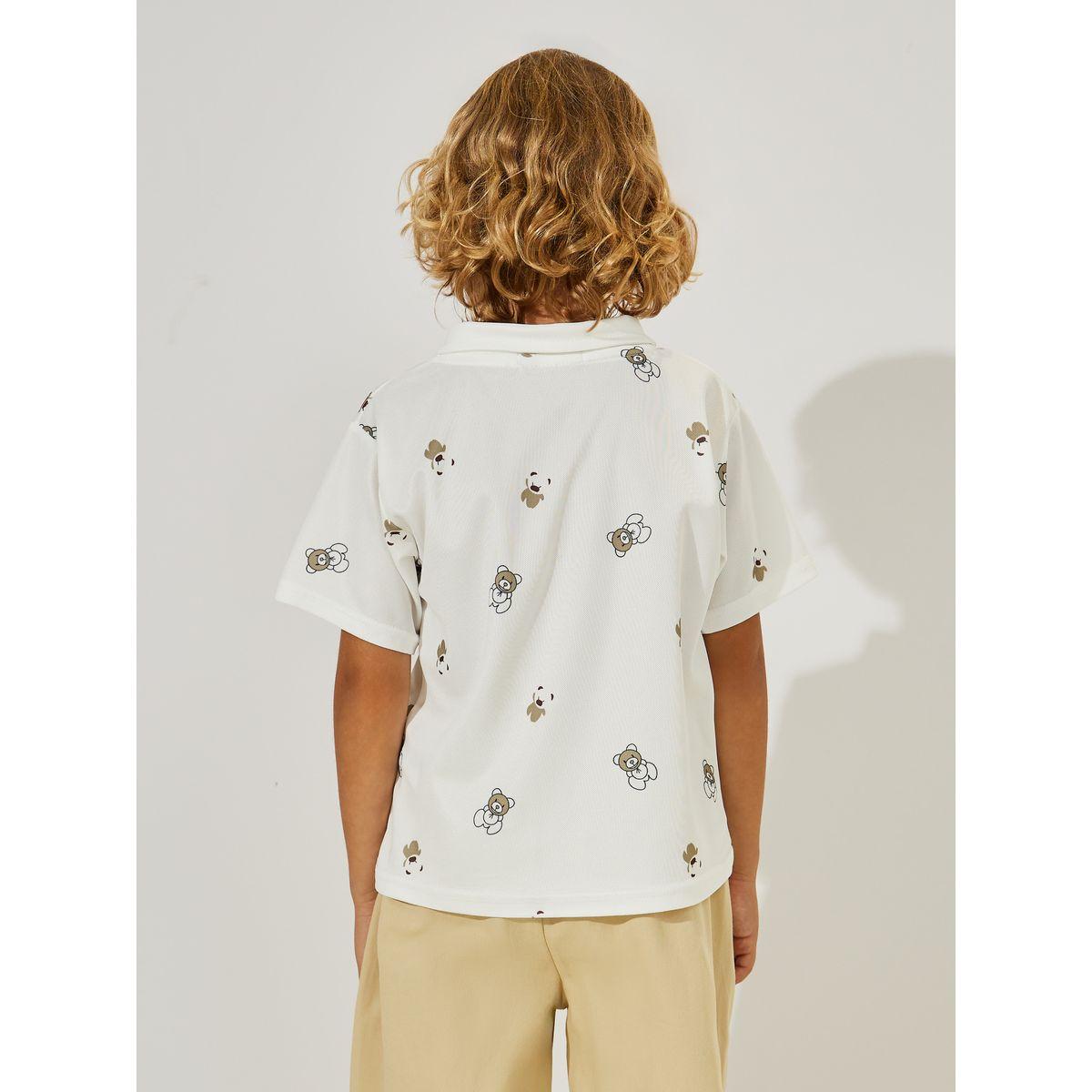 Styli Bear Print Polo T-Shirt-boys-clothing-tshirtsandpolos-image-4