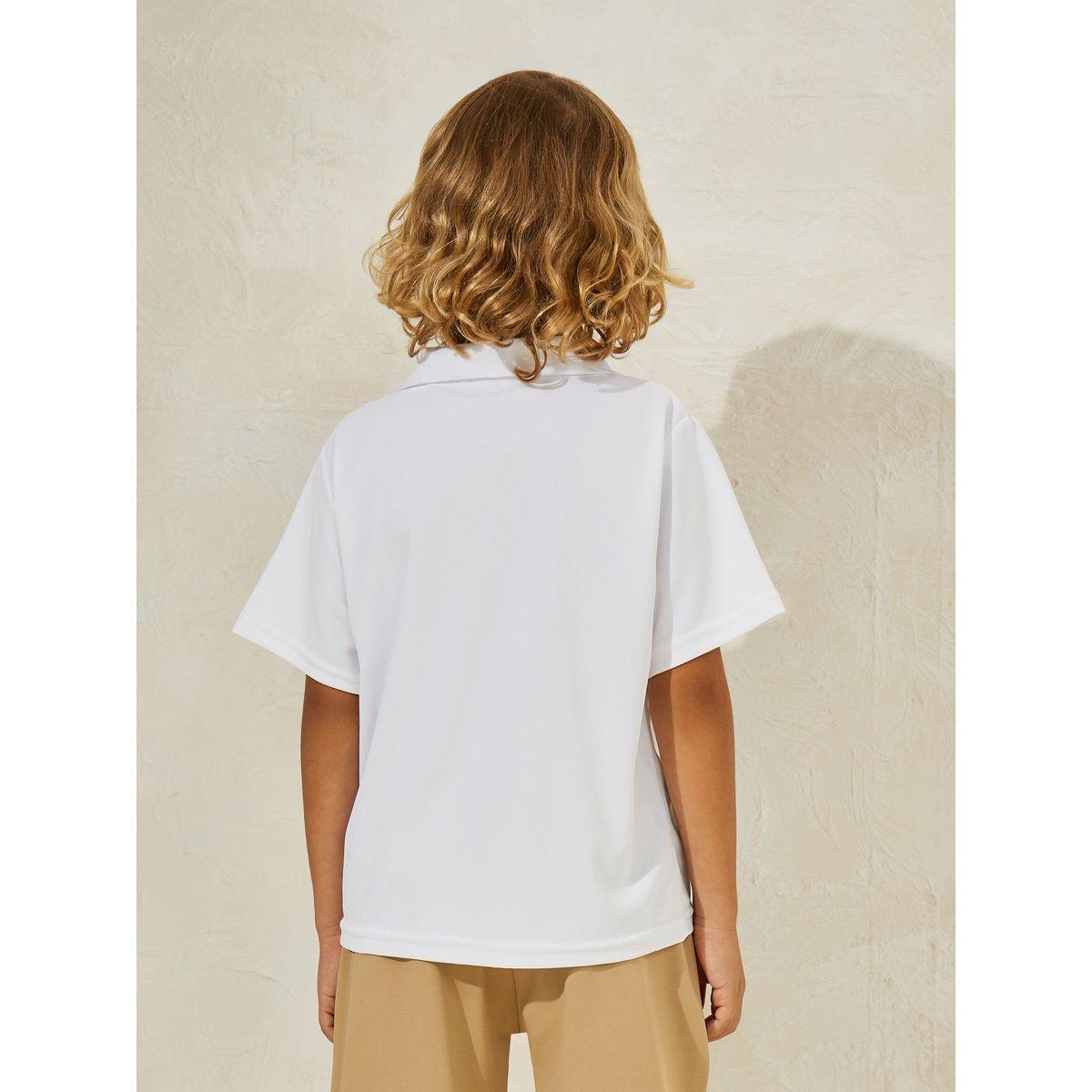 تيشيرت بياقة بولو مزين بشارة على شكل ثعلب-boys-clothing-tshirtsandpolos-image-1