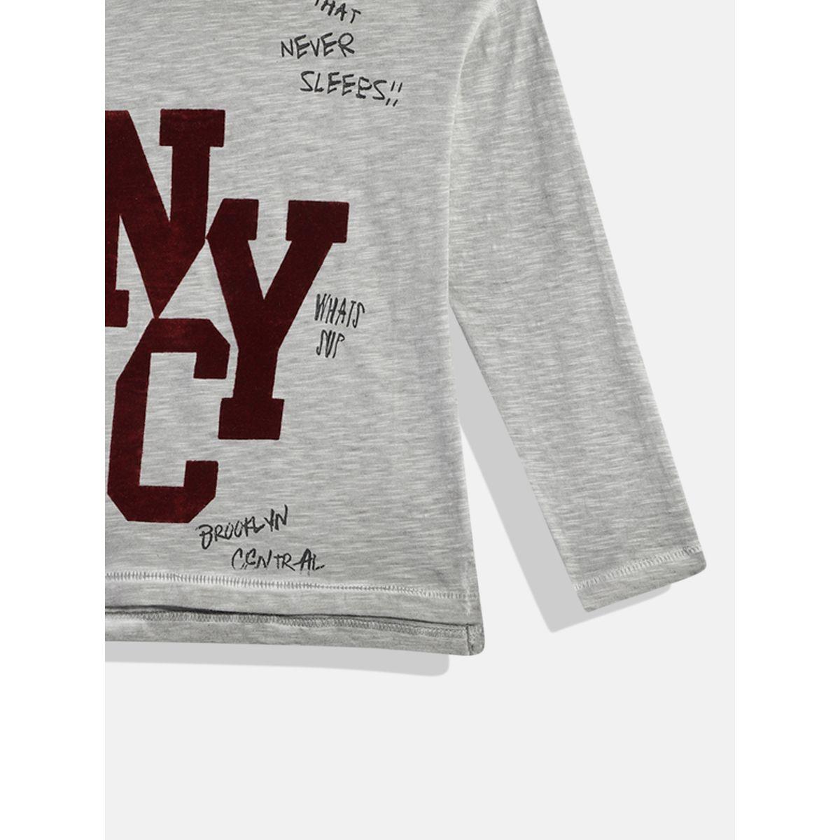 تيشيرت بطبعة جرافيك مع اكمام طويلة ديلينجر × ستايلي-boys-clothing-tshirtsandpolos-image-3