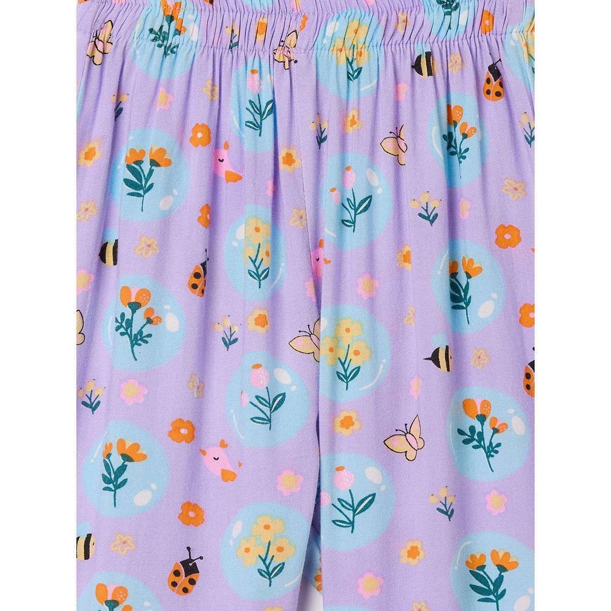طقم من بنطال بيجاما مع بلوزة بطبعة جرافيك ستايلو بَج × ستايلي-girls-clothing-nightwear-image-6