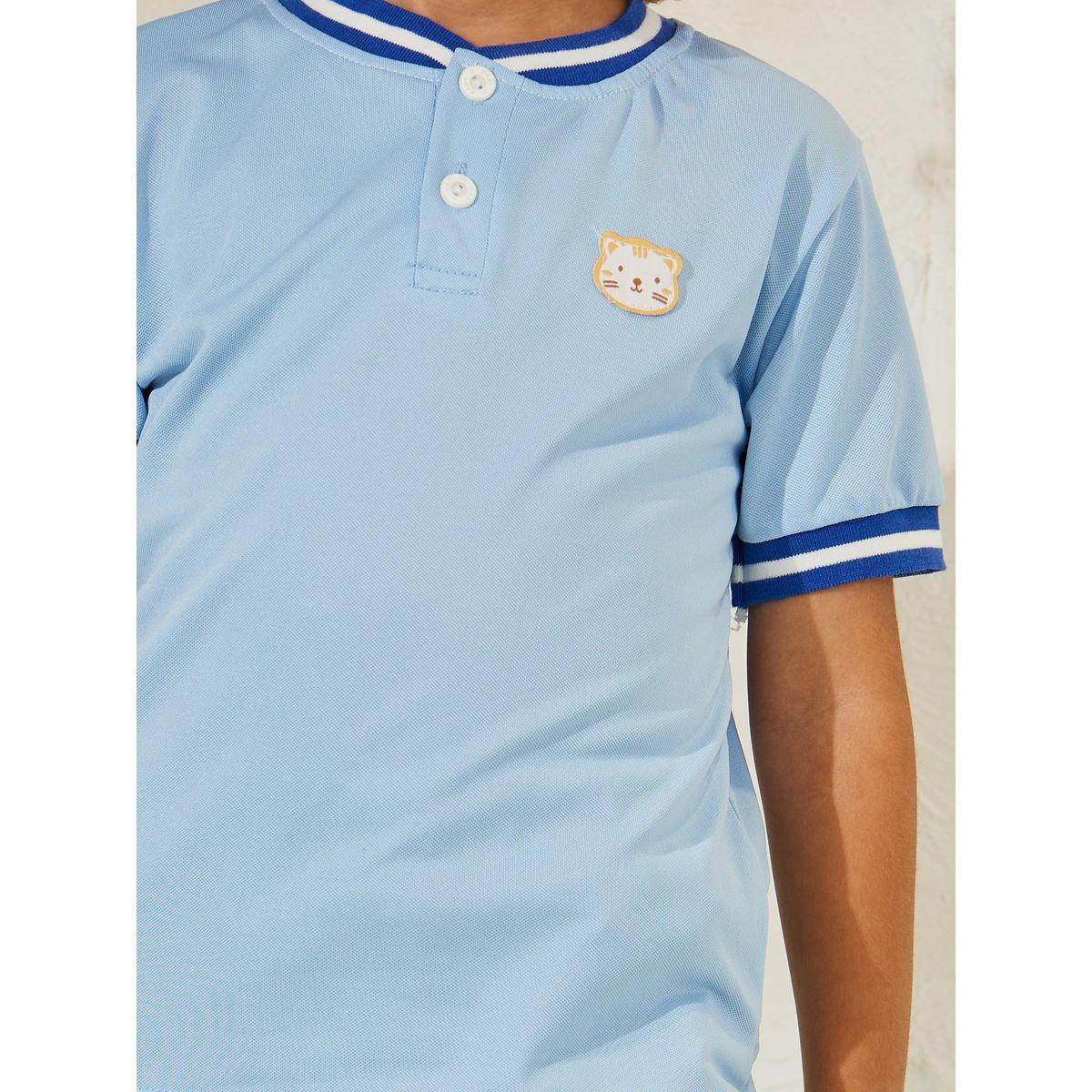 Styli Cartoon Patch Detail Polo T-Shirt-boys-clothing-tshirtsandpolos-image-3