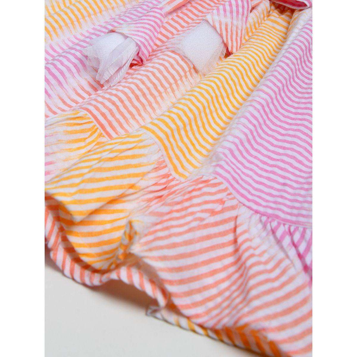 Bella Moda X Styli  Striped Casual Cotton Dress-girls-clothing-dressesandjumpsuits-image-4