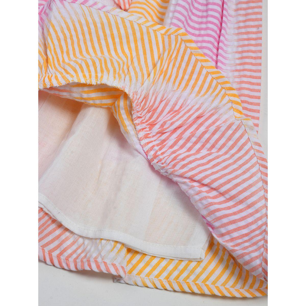 Bella Moda X Styli  Striped Casual Cotton Dress-girls-clothing-dressesandjumpsuits-image-5