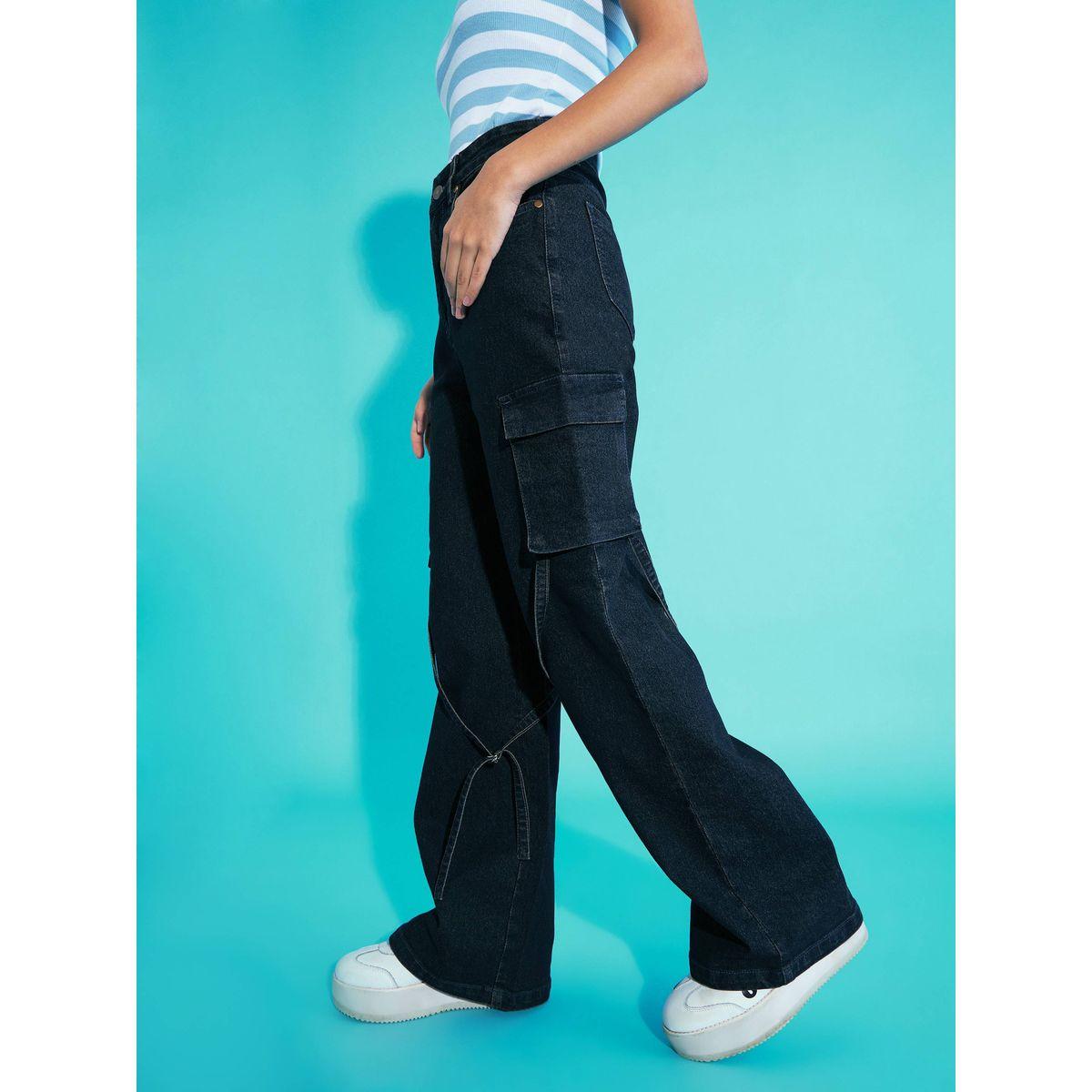 جينز كارجو سادة بجيوب جانبية نوه-فوه × ستايلي-girls-clothing-bottoms-jeansandjeggings-image-2
