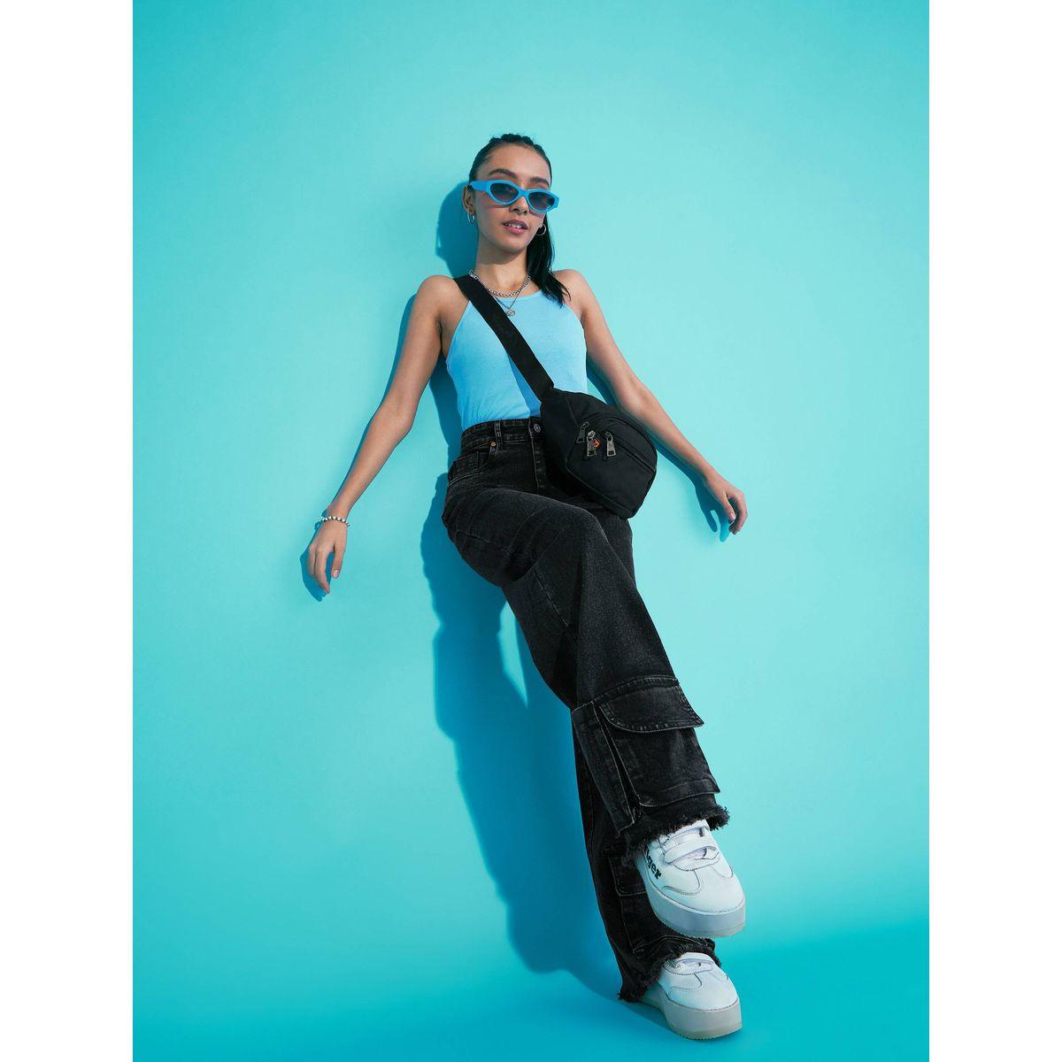 Noh-Voh X Styli  Solid Acid Wash Hem Pocket Straight Jeans-girls-clothing-bottoms-jeansandjeggings-image-6