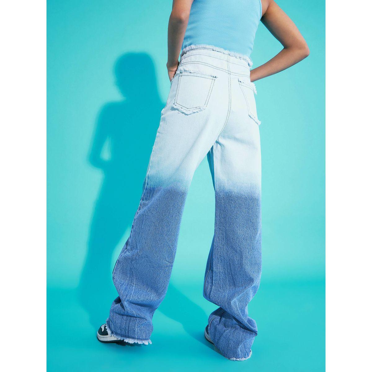 Noh-Voh X Styli  Ombre Effect Wide Leg Jeans-girls-clothing-bottoms-jeansandjeggings-image-5