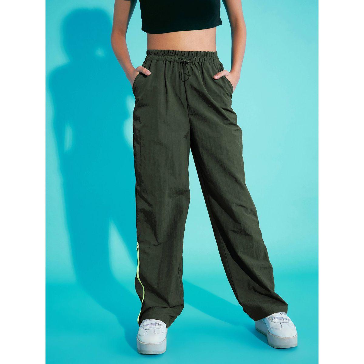 بنطال باراشوت بنمط كارجو ومزين بسحَّاب غلق نوه-فوه × ستايلي-girls-clothing-bottoms-trousers-image-1
