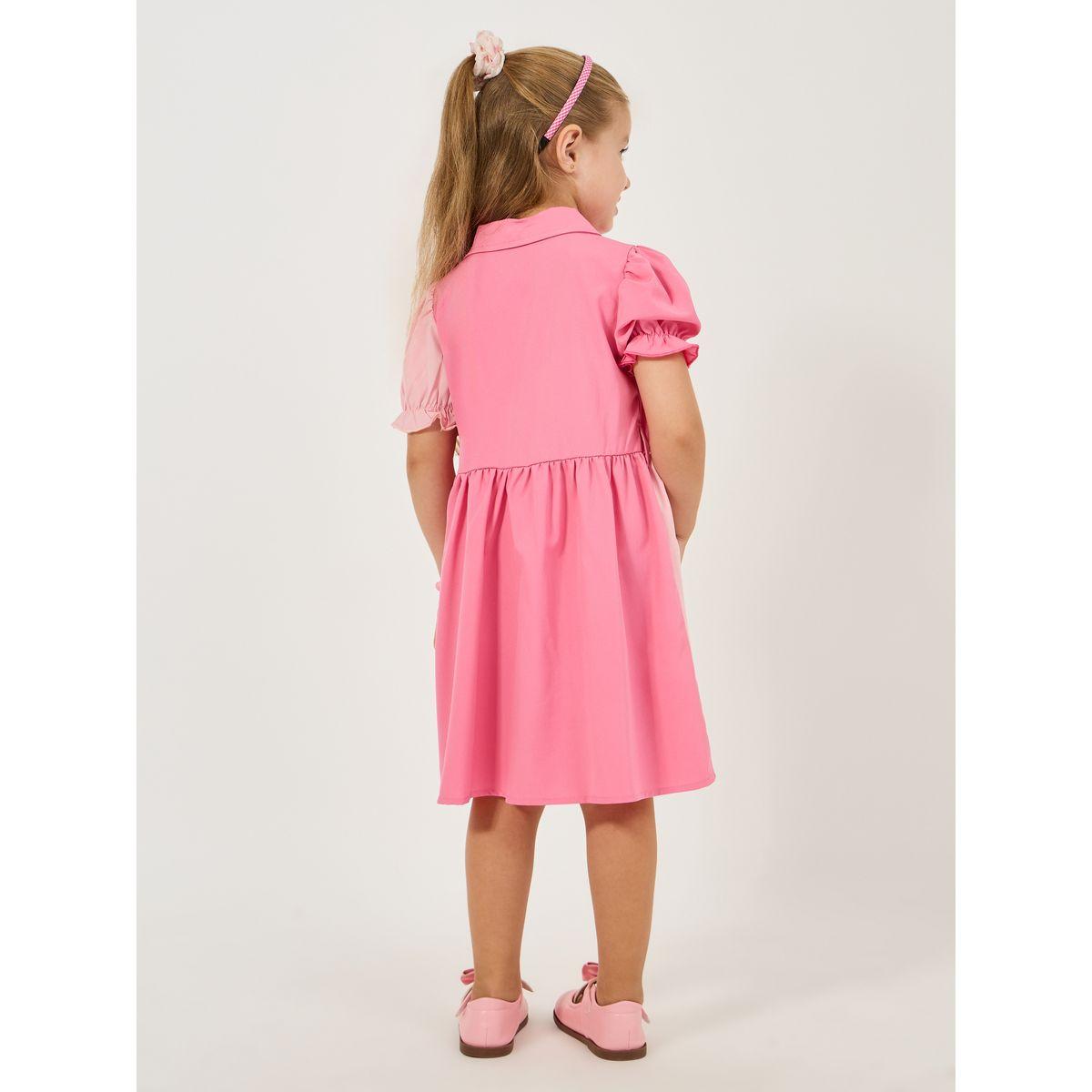 Styli Color Block Puff Sleeves Shirt Dress-girls-clothing-dressesandjumpsuits-image-4