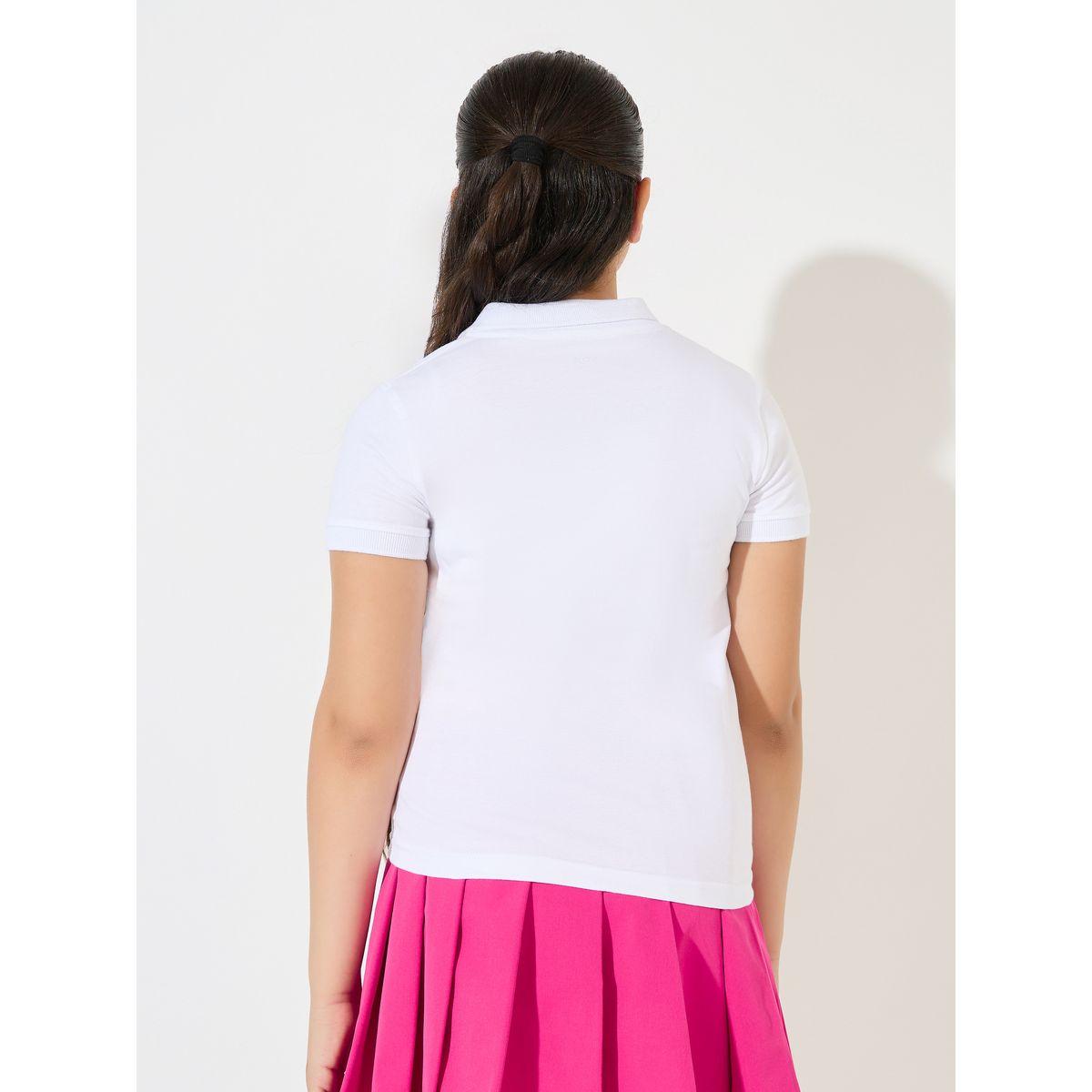 Styli Basic Short Sleeves Polo T-Shirt-girls-clothing-tshirts-image-4