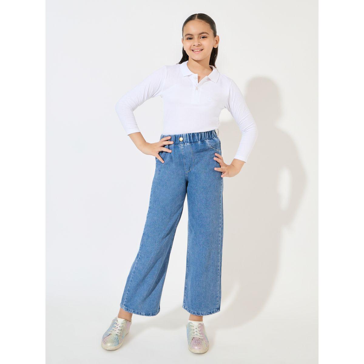 Styli Basic 3/4 Sleeves Polo T-Shirt-girls-clothing-tshirts-image-2