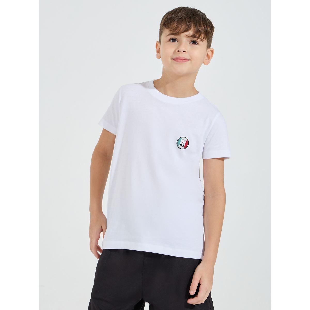 تيشيرت سادة مزين بشارة-boys-clothing-tshirtsandpolos-image-1