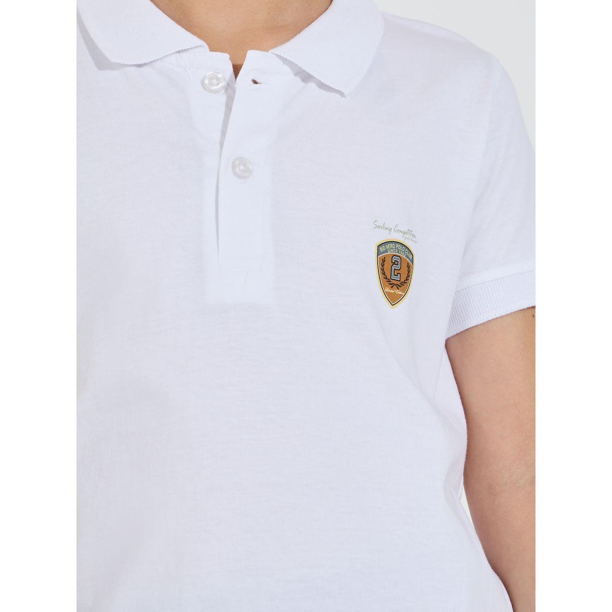 تيشيرت بياقة بولو وشارة مُطرّزة-boys-clothing-tshirtsandpolos-image-3