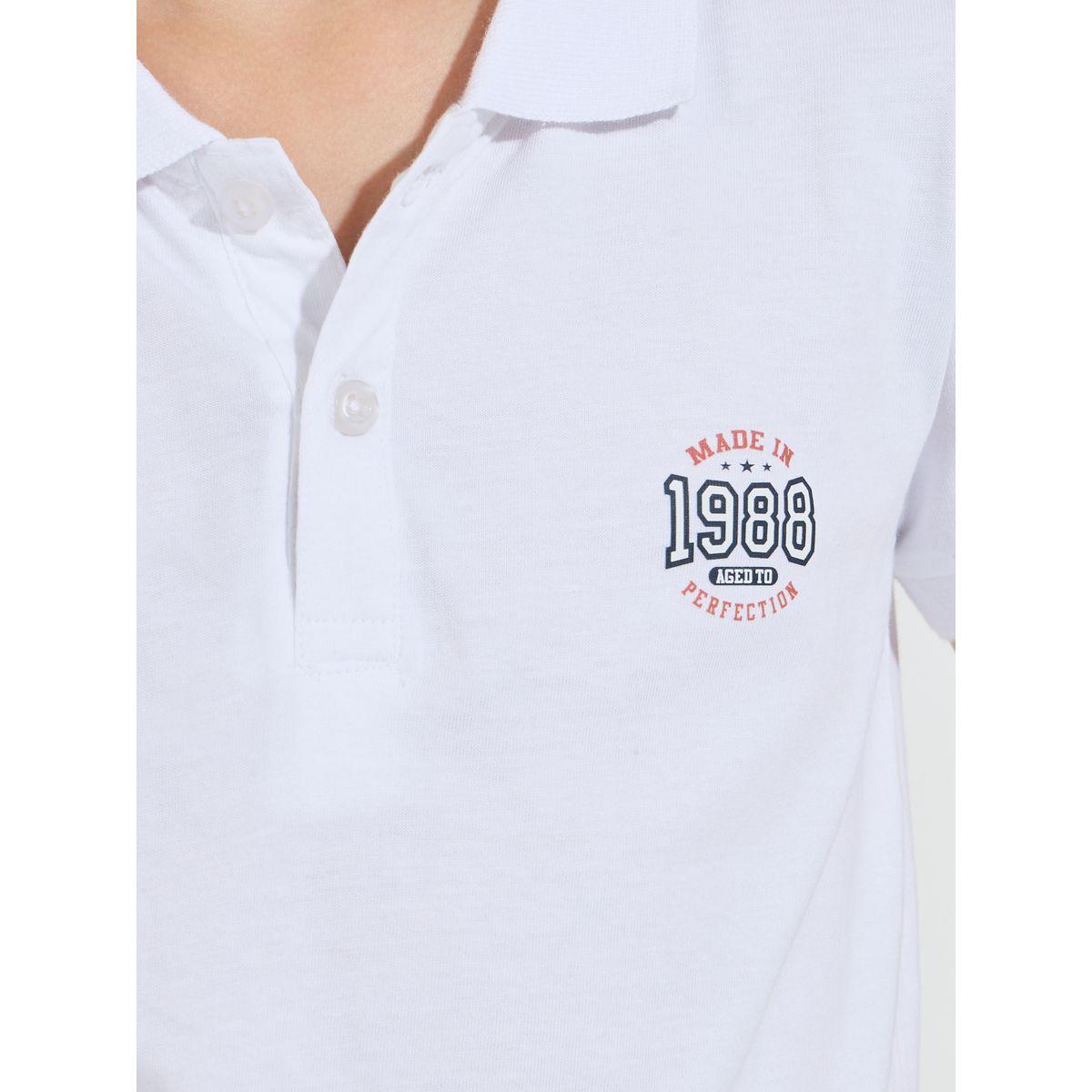 Styli Solid Polo T-Shirt with Round Badge Applique-boys-clothing-tshirtsandpolos-image-4