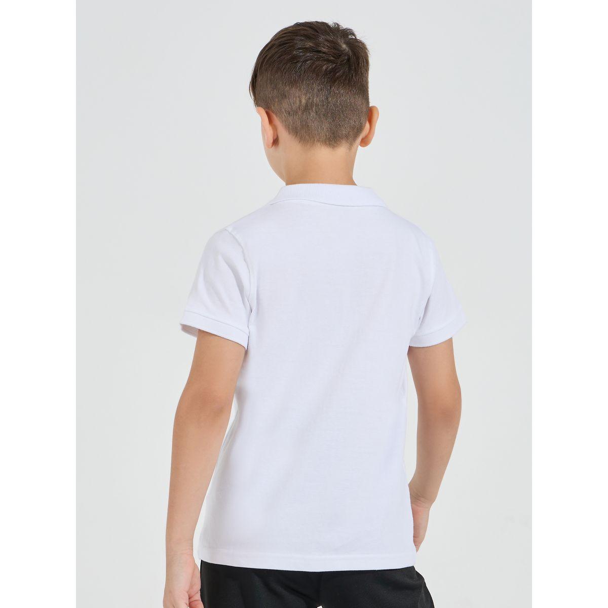Styli Solid Polo T-Shirt with Round Badge Applique-boys-clothing-tshirtsandpolos-image-5