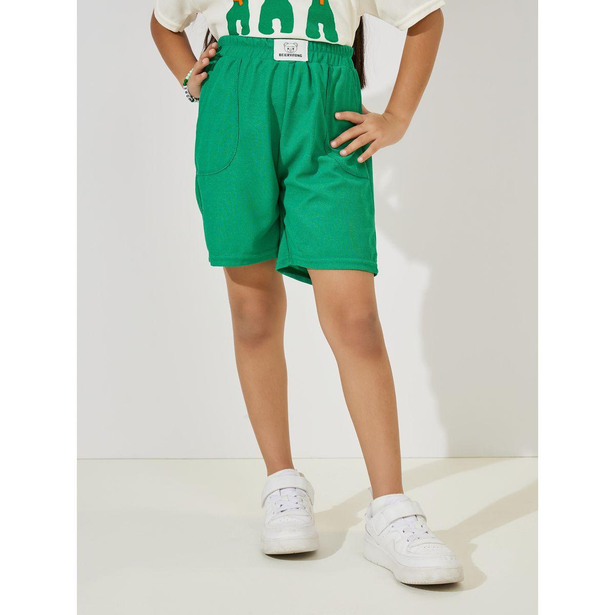 Styli Front Graphic Print T-Shirt & Shorts Set-girls-clothing-setsandcoords-image-5