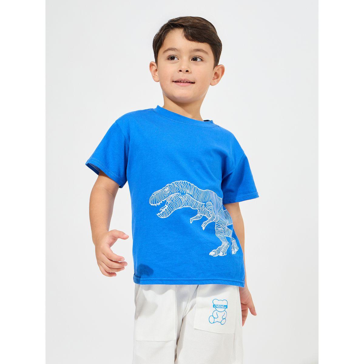 Styli Dinosaur Print Cotton T-Shirt-boys-clothing-tshirtsandpolos-image-1