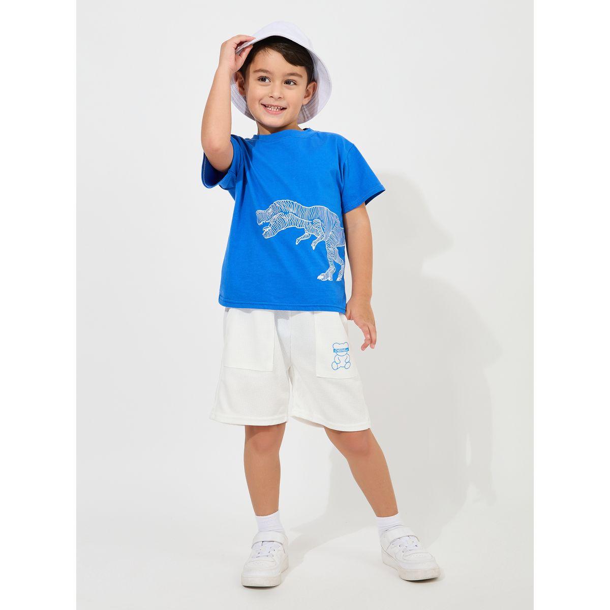 Styli Dinosaur Print Cotton T-Shirt-boys-clothing-tshirtsandpolos-image-2