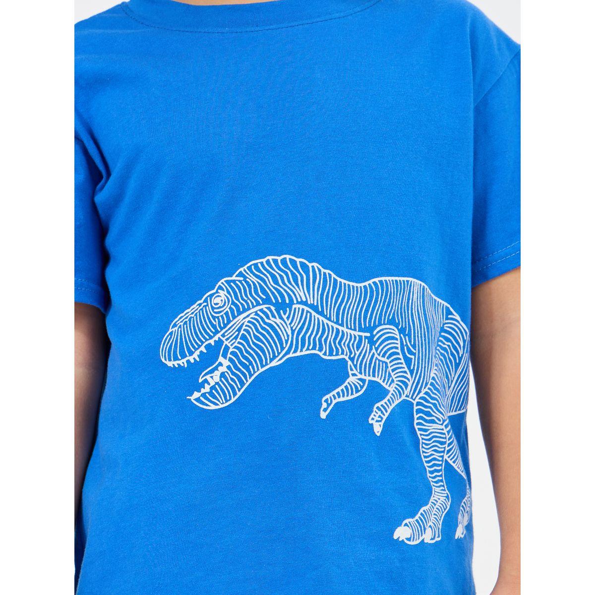 Styli Dinosaur Print Cotton T-Shirt-boys-clothing-tshirtsandpolos-image-3