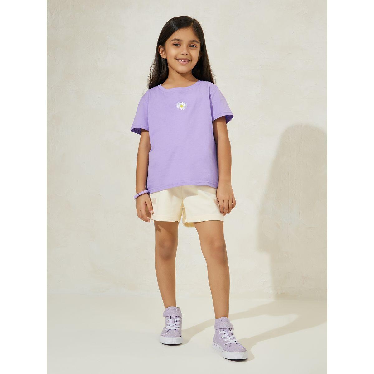 تيشيرت قطن بتفاصيل مُطرّزة-girls-clothing-tshirts-image-2