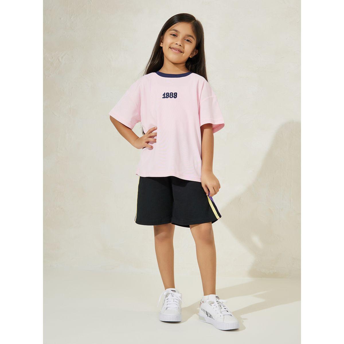Styli  Embroidery Cotton T-Shirt-girls-clothing-tshirts-image-2