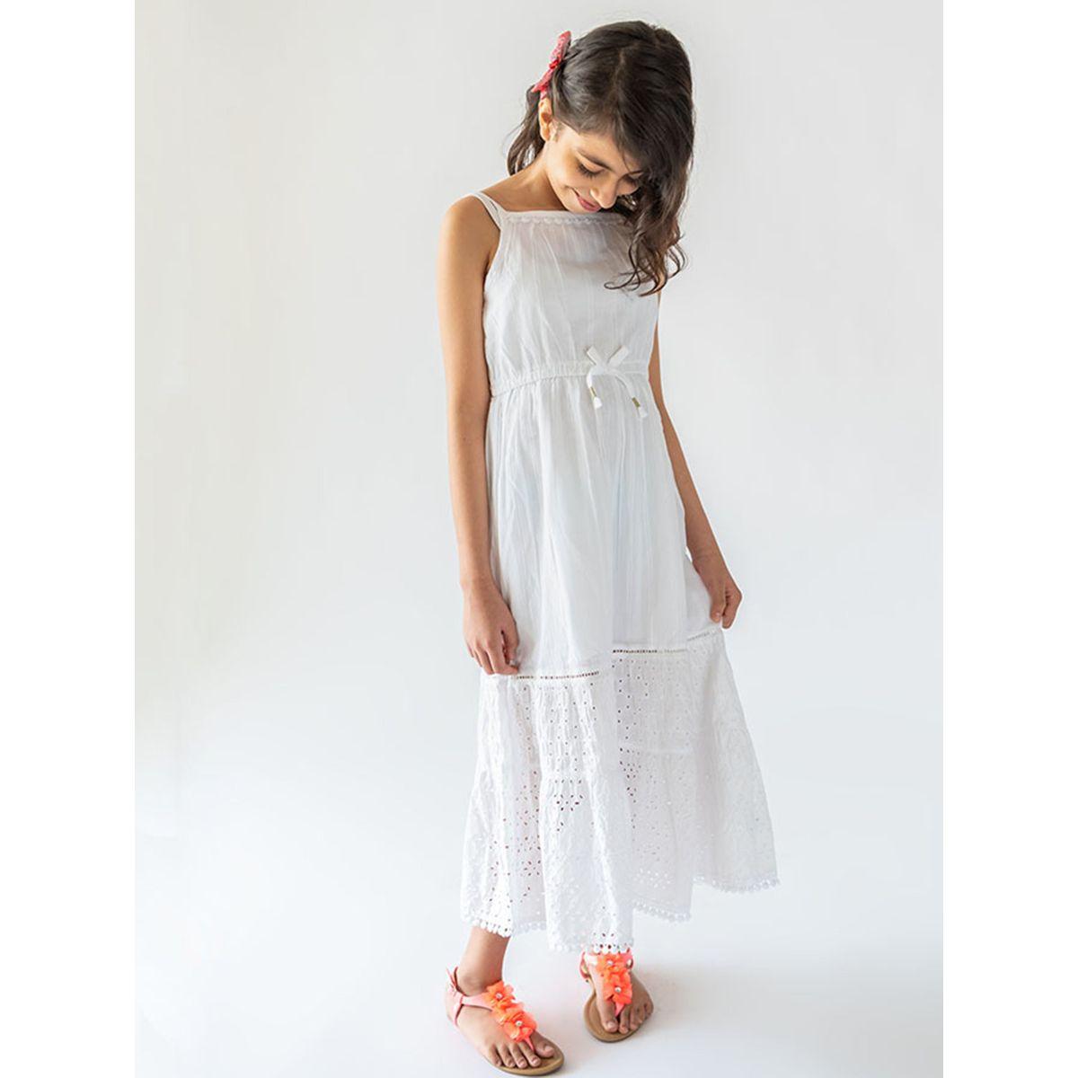 Styli Schiffli Hem Cotton Dress-girls-clothing-dressesandjumpsuits-image-1