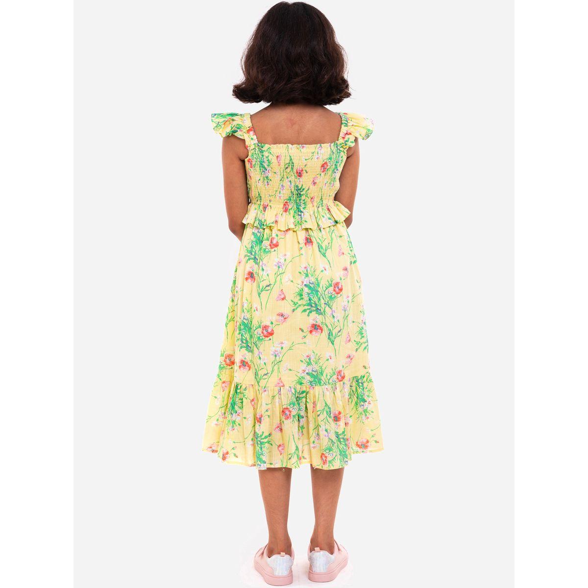 Styli Floral Print Ruffled Dress-girls-clothing-dressesandjumpsuits-image-3