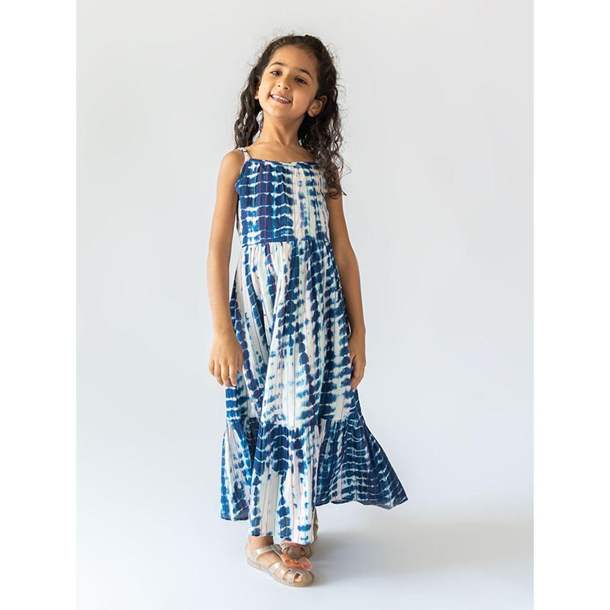 Styli Tie-Dye Tiered Strappy Dress-girls-clothing-dressesandjumpsuits-image-1