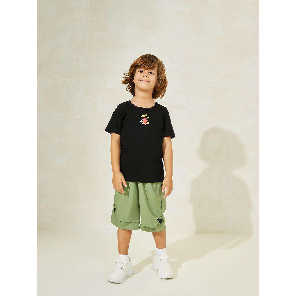 تيشيرت بطبعة دب مع ياقة دائرية-boys-clothing-tshirtsandpolos-image-2