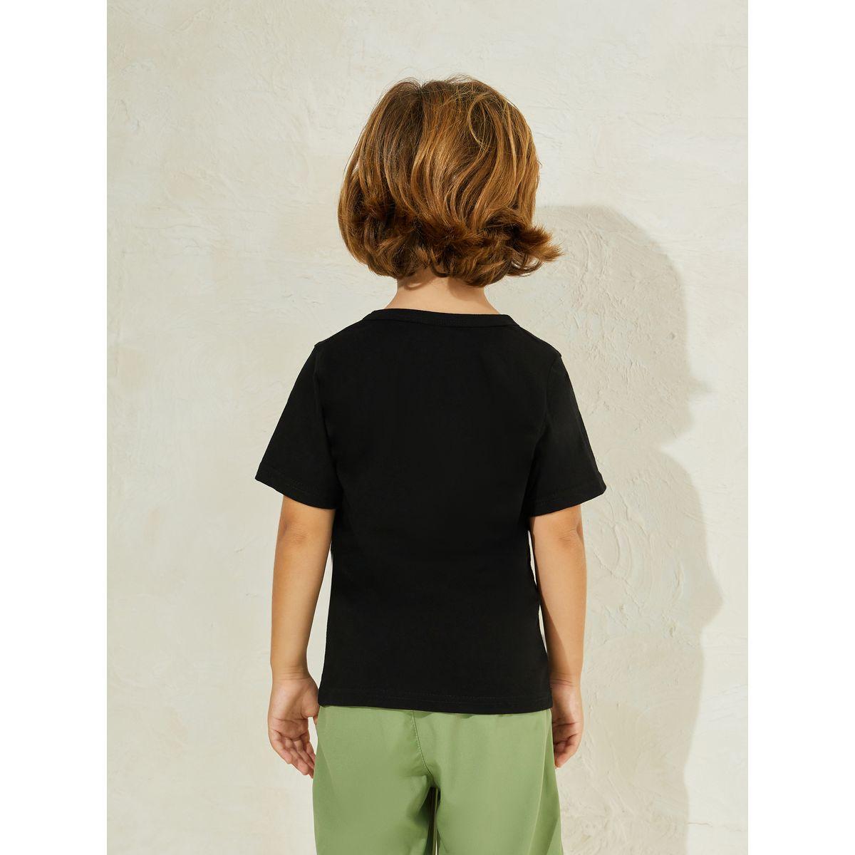 تيشيرت بطبعة دب مع ياقة دائرية-boys-clothing-tshirtsandpolos-image-4