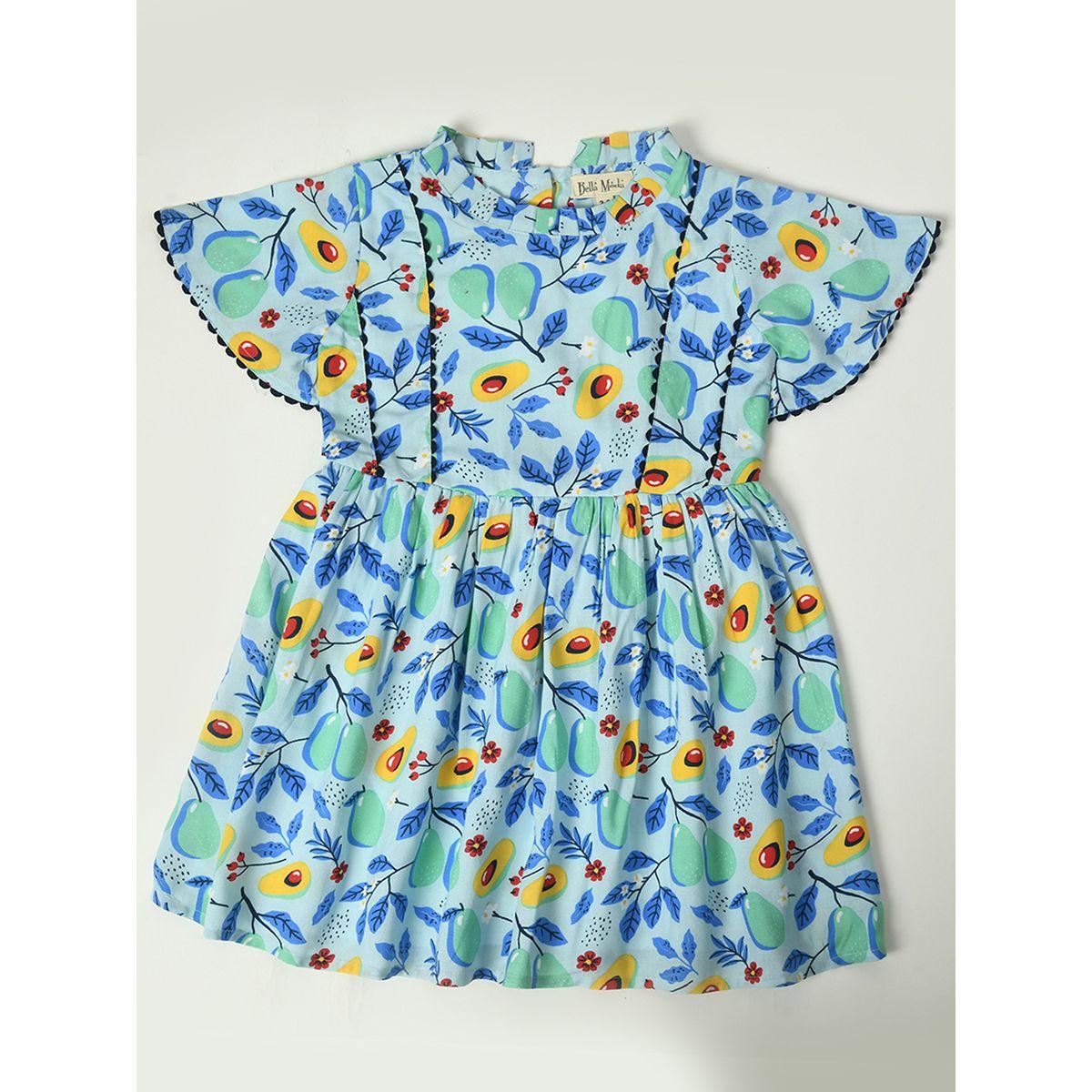 Bella Moda X Styli  Fruit Print Casual Cotton Dress-girls-clothing-dressesandjumpsuits-image-1
